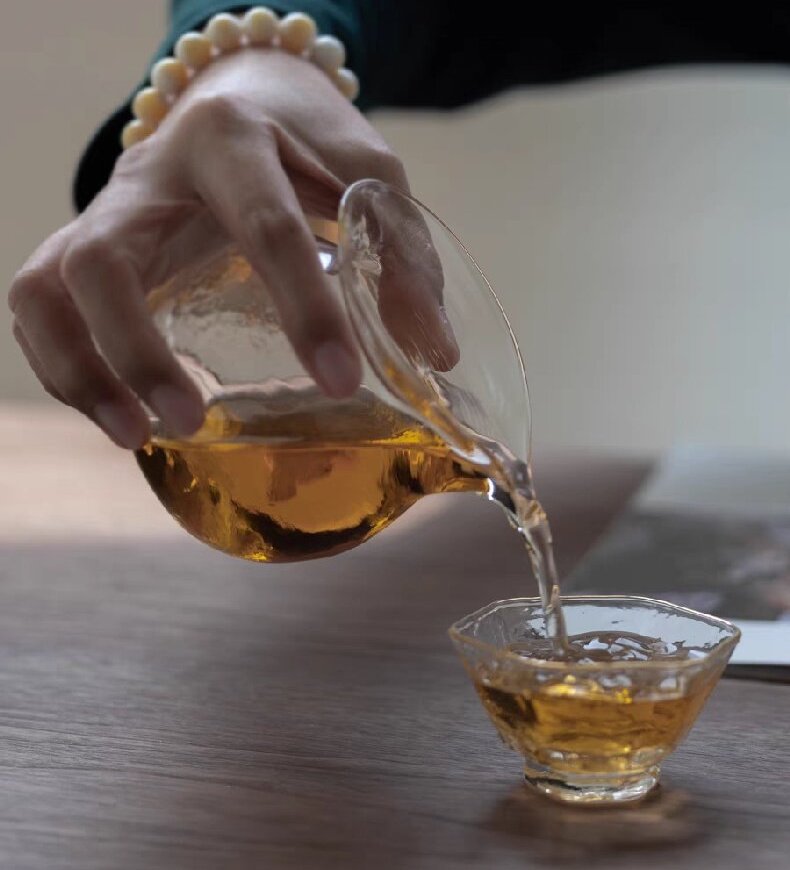 Misao | Glas Gourd Teekanne zum gleichmäßigen Ausgießen