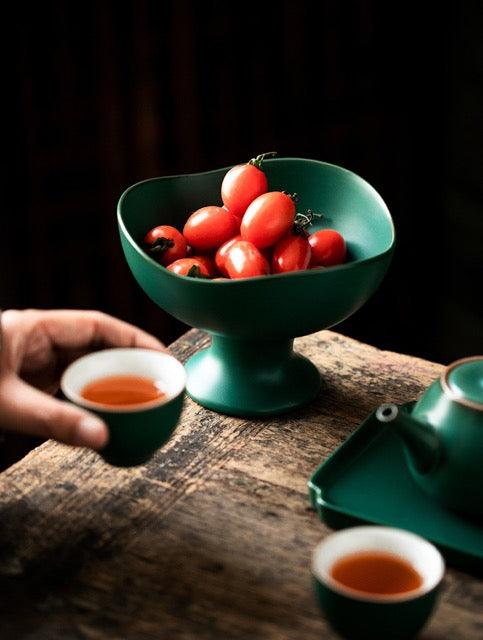 Japanische 154mm Tea Art Dessertplatte | Topfdekorative Tray