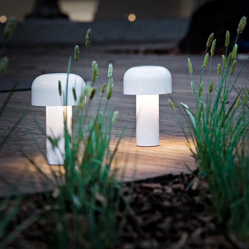 USB-Aufladbare LED-Schnurlos-Tischlampe | Pilz Schreibtischlampe