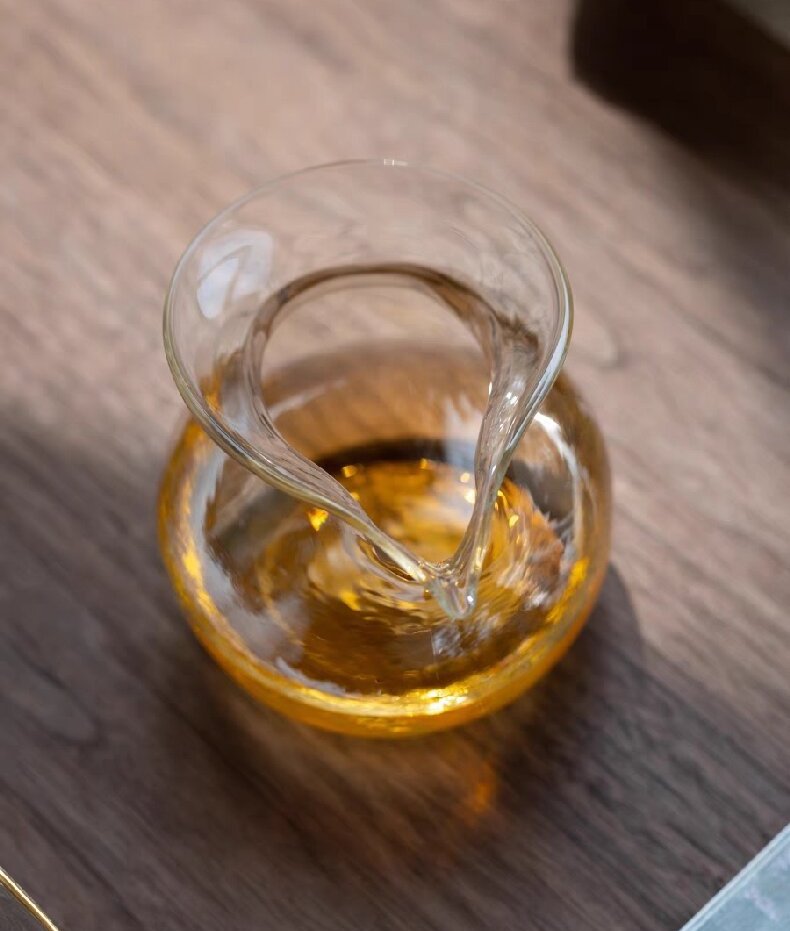 Misao | Glas Gourd Teekanne zum gleichmäßigen Ausgießen