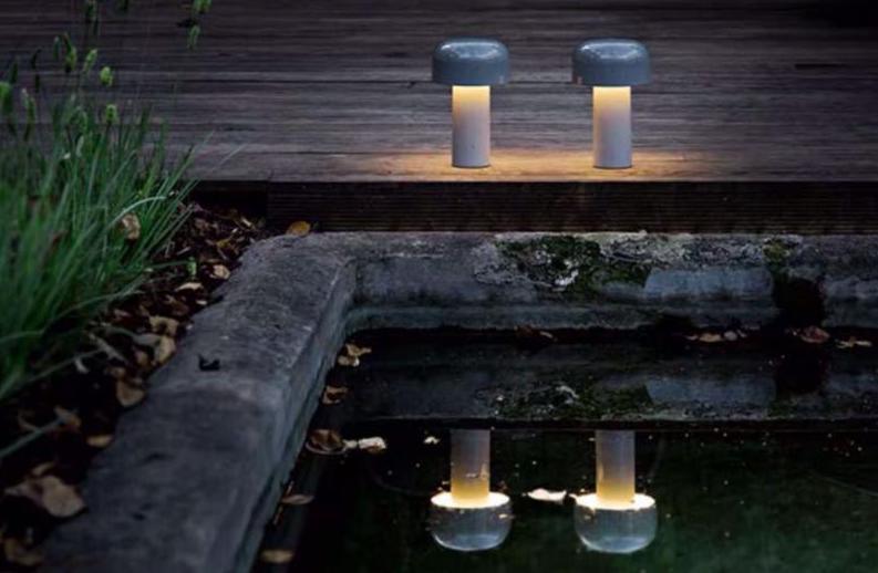 USB-Aufladbare LED-Schnurlos-Tischlampe | Pilz Schreibtischlampe
