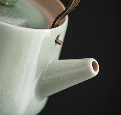 Japanisches Ashtray Pottery Lifting Beam Teapot Candle Tea Warmer Set