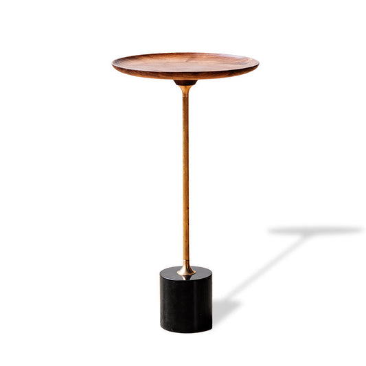 Saiya - Schwarz Walnut Beistelltisch | Accent Table