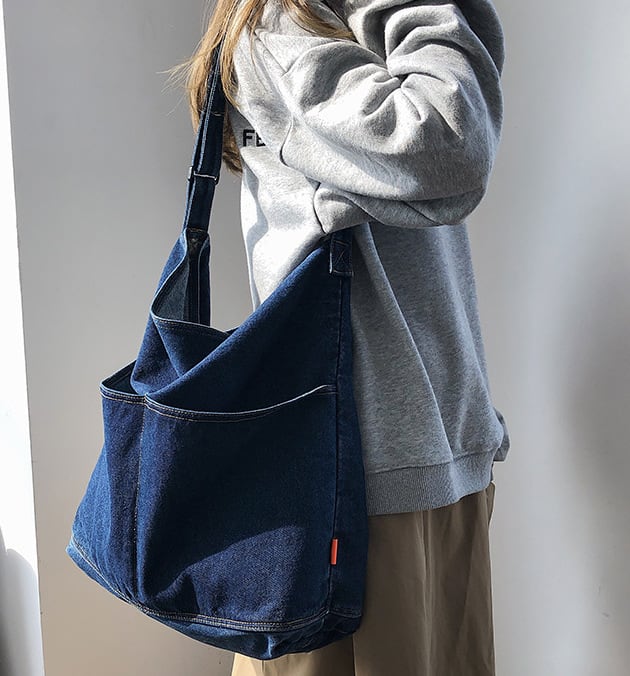 Denim Hobo Bag | Schultertasche | Tragetasche