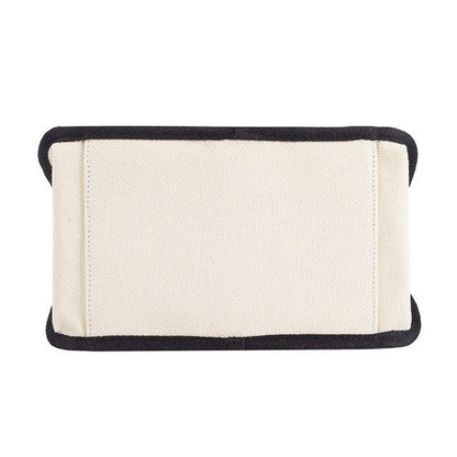 Schwarz & Weiß Canvas Square Große Kapazität Tragetasche | Handtasche | Crossbody Bag