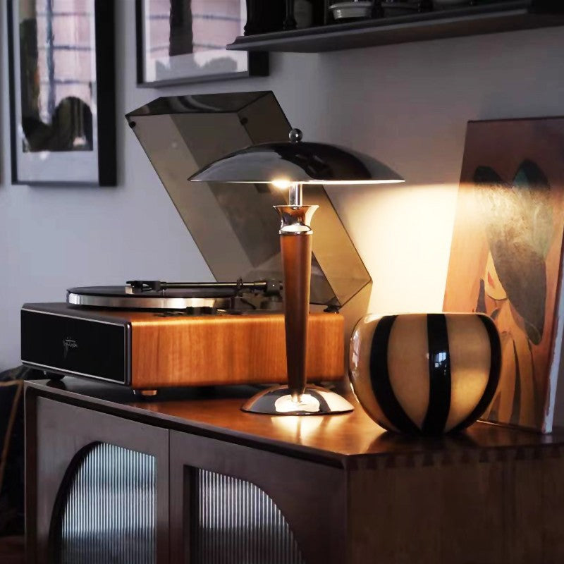 Vintage-Pilztischlampe