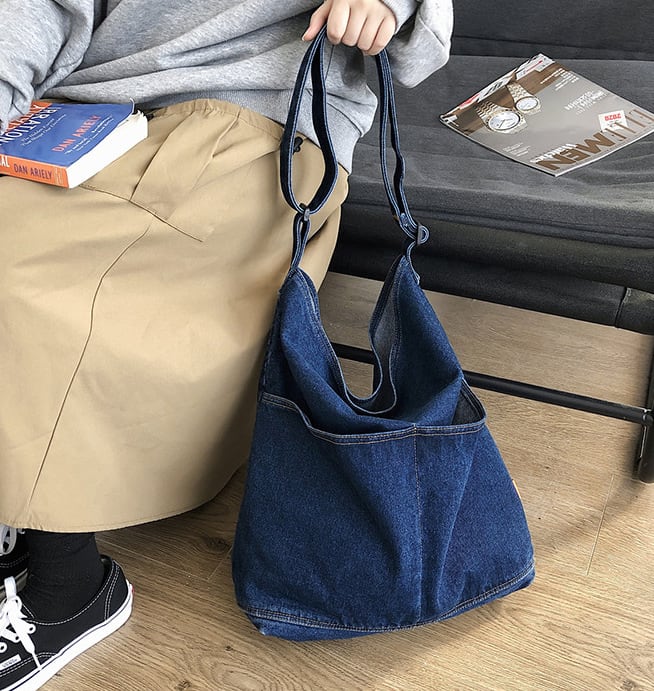 Denim Hobo Bag | Schultertasche | Tragetasche