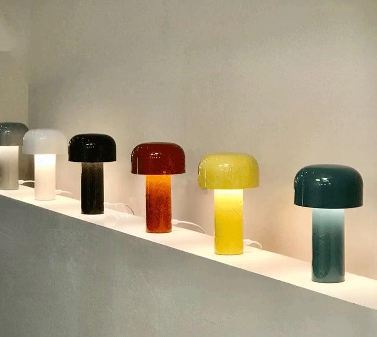 USB-Aufladbare LED-Schnurlos-Tischlampe | Pilz Schreibtischlampe