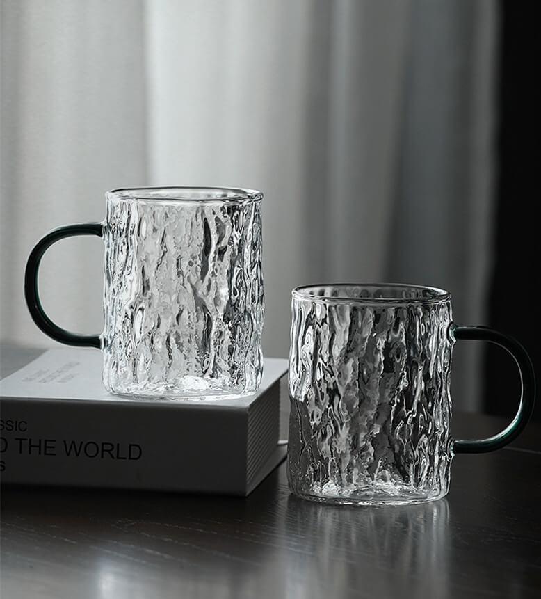Japanisches hochtemperaturresistentes Kaffeeglas - 2 Stück