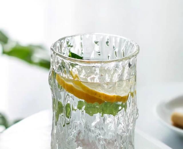 Japanisches Baummuster Hammer Muster Glas Wasser Cup - 4 Stück