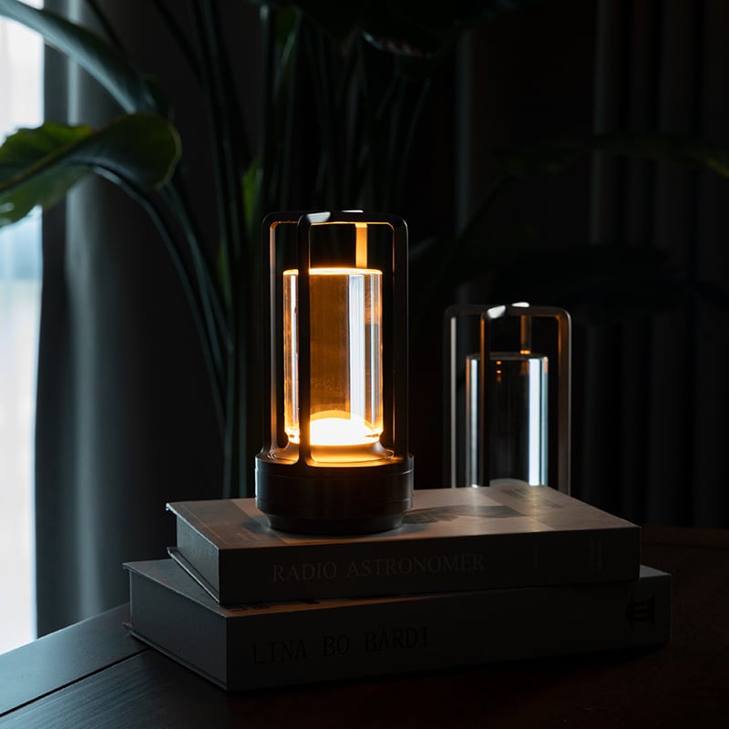 Japanische Umgebungslaterne - Schnurlose Kristalltischlampe