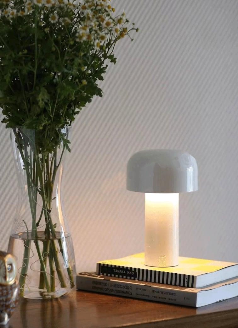 USB-Aufladbare LED-Schnurlos-Tischlampe | Pilz Schreibtischlampe