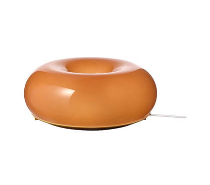 Varma LED Tisch / Wand Donut Lampe - Bernstein
