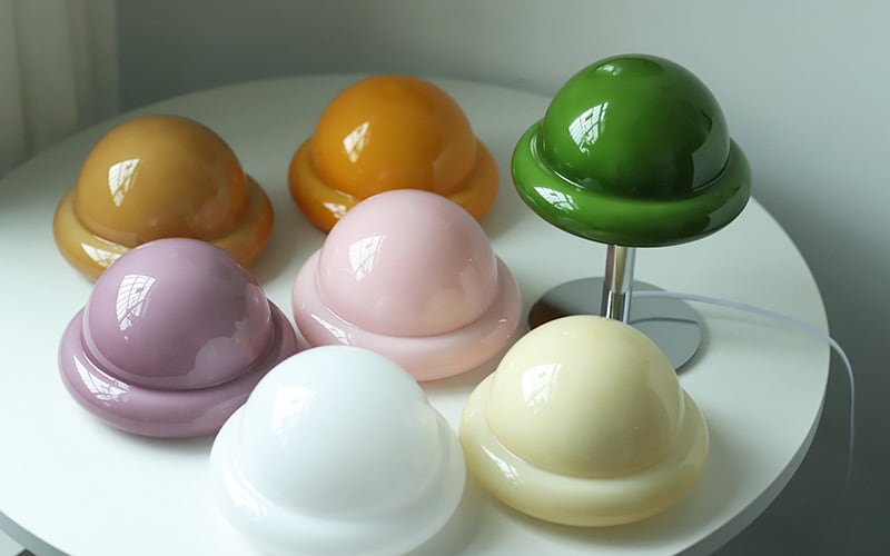 Tischleuchte Mr. Hat Mushroom Glas