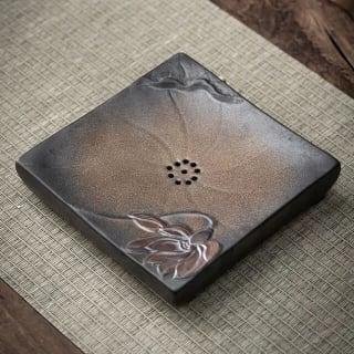 Japanisches Early Lotus Pear Teapot Set - 6 Stück | Ein Topf und drei Tassen mit Tray