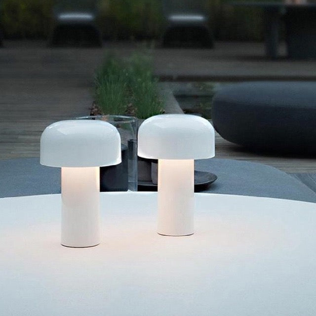 USB-Aufladbare LED-Schnurlos-Tischlampe | Pilz Schreibtischlampe