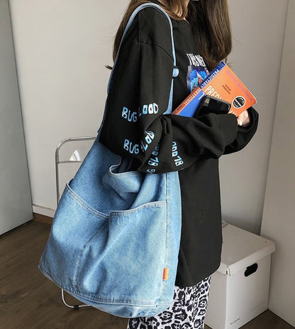 Denim Hobo Bag | Schultertasche | Tragetasche