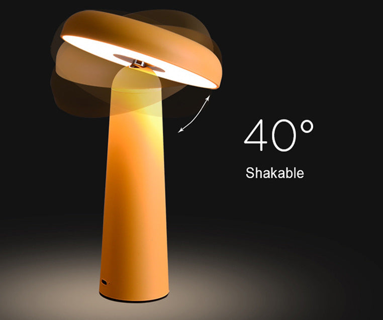 Nordic Shakeable USB Recharge LED Kabellos Pilztischlampe