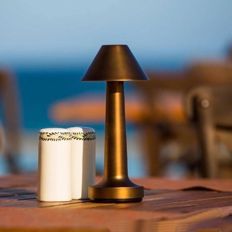 Dreieck Pilz Cocktail Tischlampe