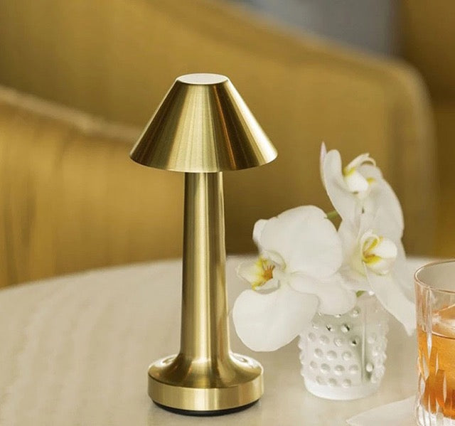 Dreieck Pilz Cocktail Tischlampe