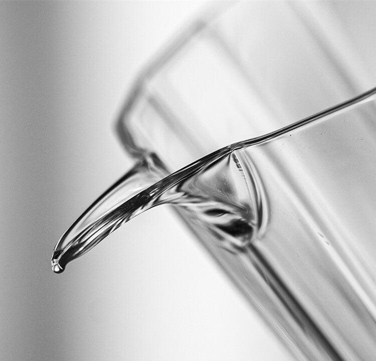 Japanischer Stil Hitzebeständige Glas Teekanne zum gleichmäßigen Ausgießen