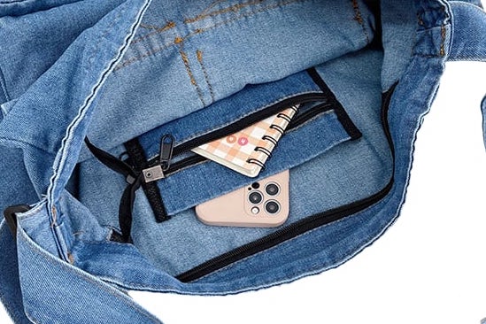 CRUZ Denim Hobo Bag | Schultertasche | Tragetasche
