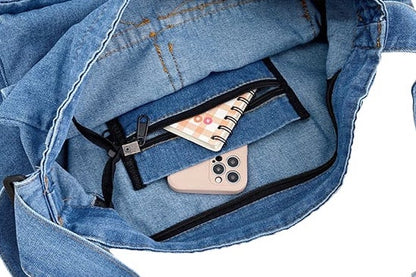CRUZ Denim Hobo Bag | Schultertasche | Tragetasche