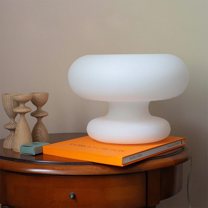Donut Glas Pilz Tischlampe - Plug-in