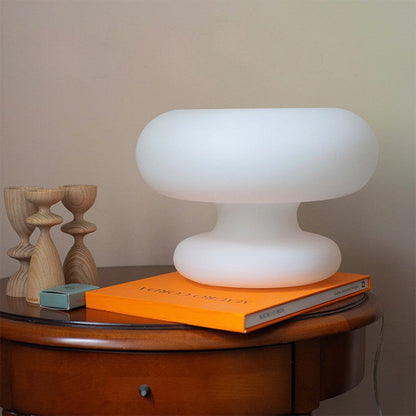 Donut Glas Pilz Tischlampe - Plug-in