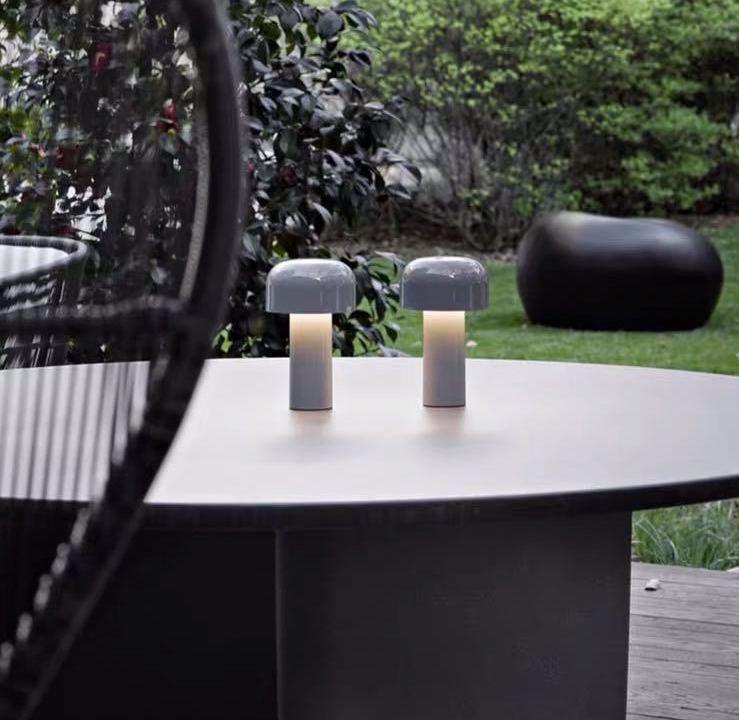 USB-Aufladbare LED-Schnurlos-Tischlampe | Pilz Schreibtischlampe