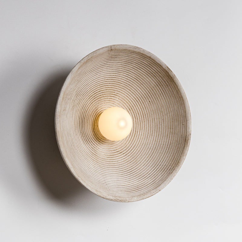 RC Resin Corrugated Wandleuchte | Wabi-Sabi Style Deckenlicht