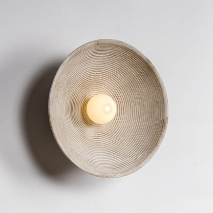 RC Resin Corrugated Wandleuchte | Wabi-Sabi Style Deckenlicht