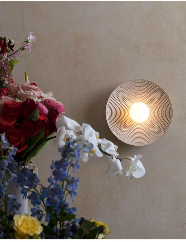 RC Resin Corrugated Wandleuchte | Wabi-Sabi Style Deckenlicht