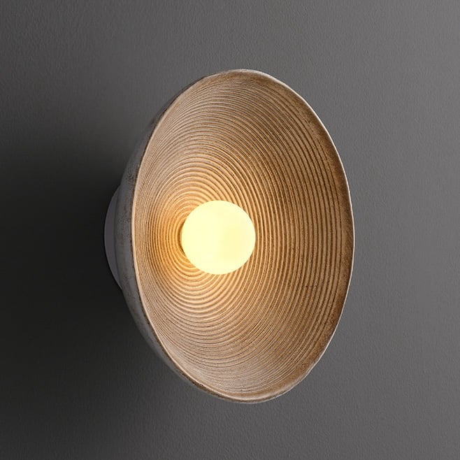RC Resin Corrugated Wandleuchte | Wabi-Sabi Style Deckenlicht