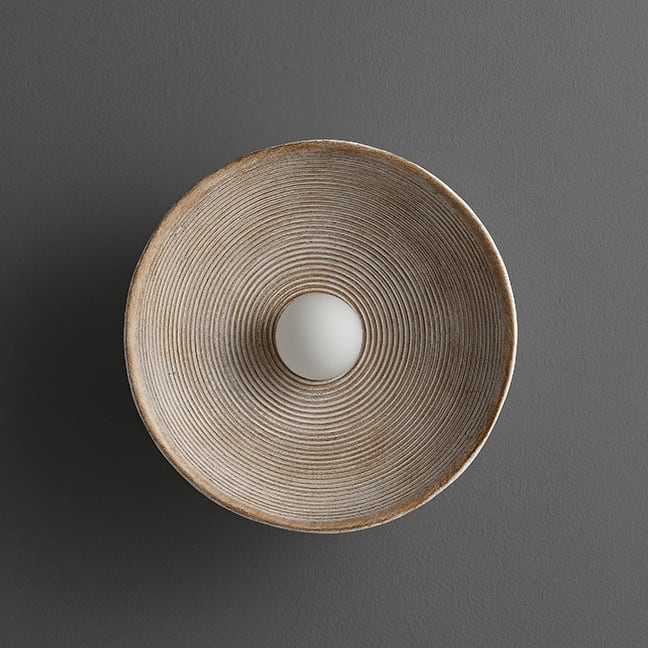 RC Resin Corrugated Wandleuchte | Wabi-Sabi Style Deckenlicht
