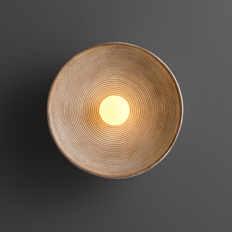 RC Resin Corrugated Wandleuchte | Wabi-Sabi Style Deckenlicht