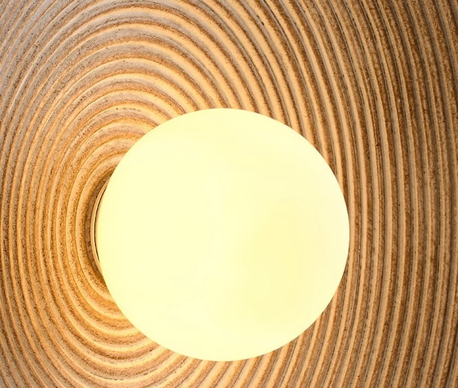 RC Resin Corrugated Wandleuchte | Wabi-Sabi Style Deckenlicht