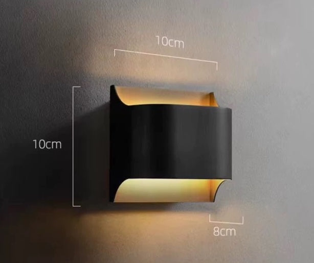 CS100 Quadrat Kupfer Wandleuchte | Wand / Korridor Licht