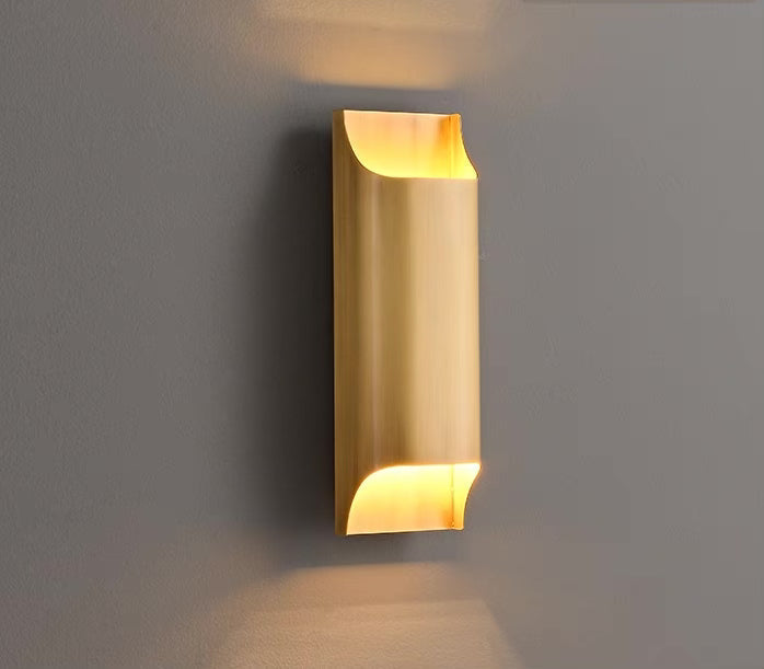 CS100 Quadrat Kupfer Wandleuchte | Wand / Korridor Licht