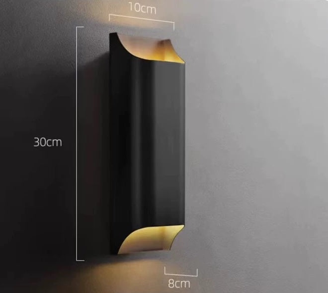 CS100 Quadrat Kupfer Wandleuchte | Wand / Korridor Licht