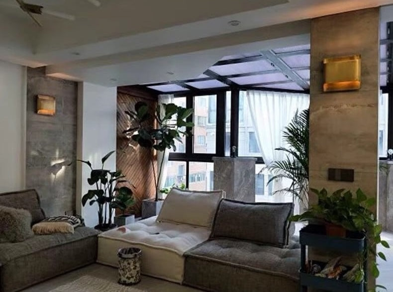 CS100 Quadrat Kupfer Wandleuchte | Wand / Korridor Licht