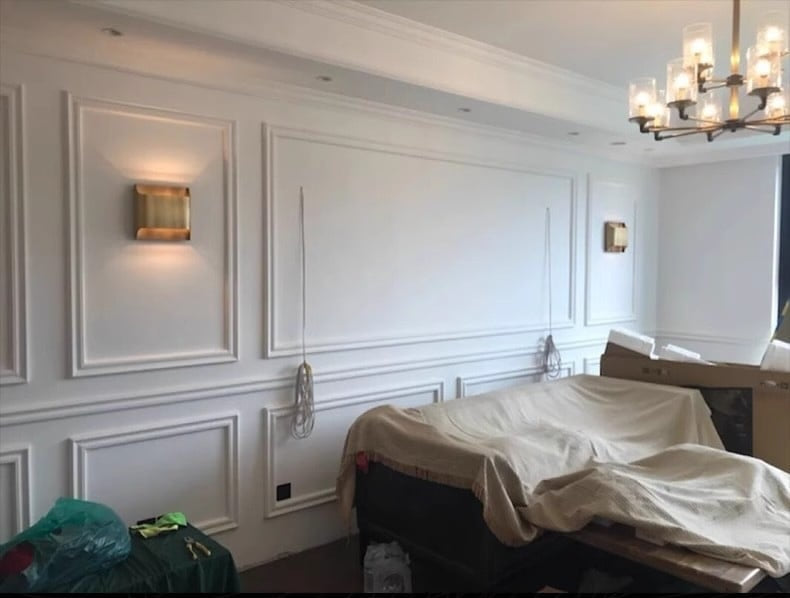 CS100 Quadrat Kupfer Wandleuchte | Wand / Korridor Licht