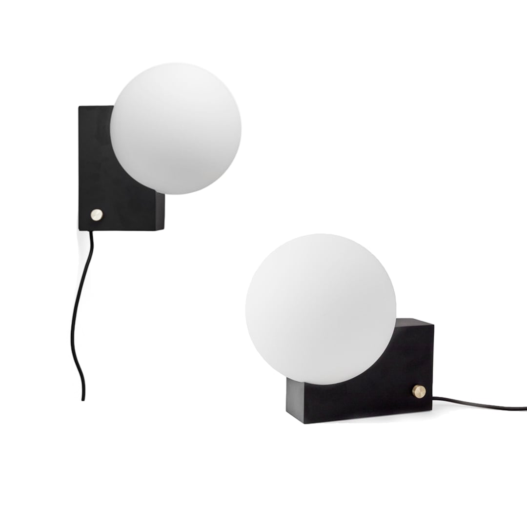 SY2 Glas Orb Tischlampe | Wandleuchte