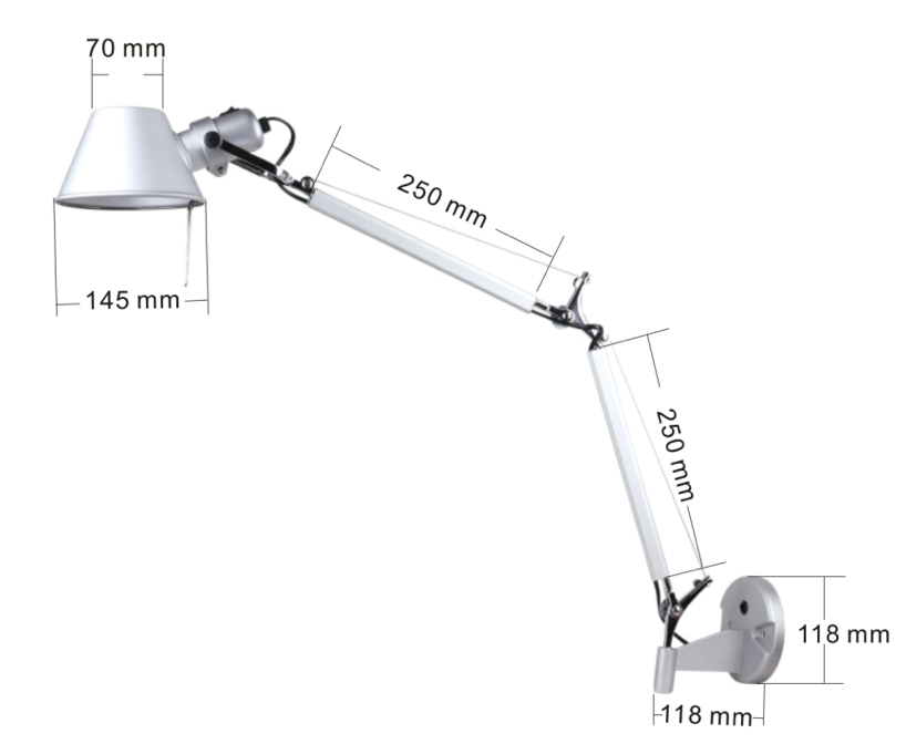 PARETE — S Bracket Wall Lamp