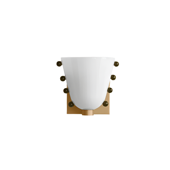 W14 Gemma Glas Wandleuchte