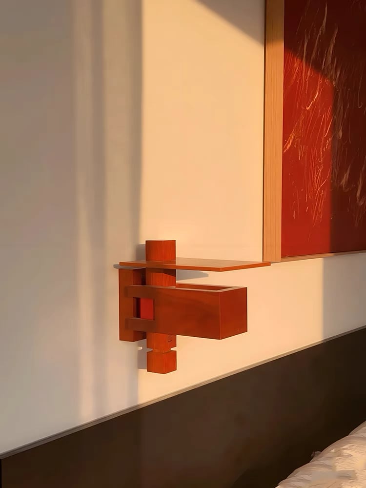 Taliesin Eichenwandlampe