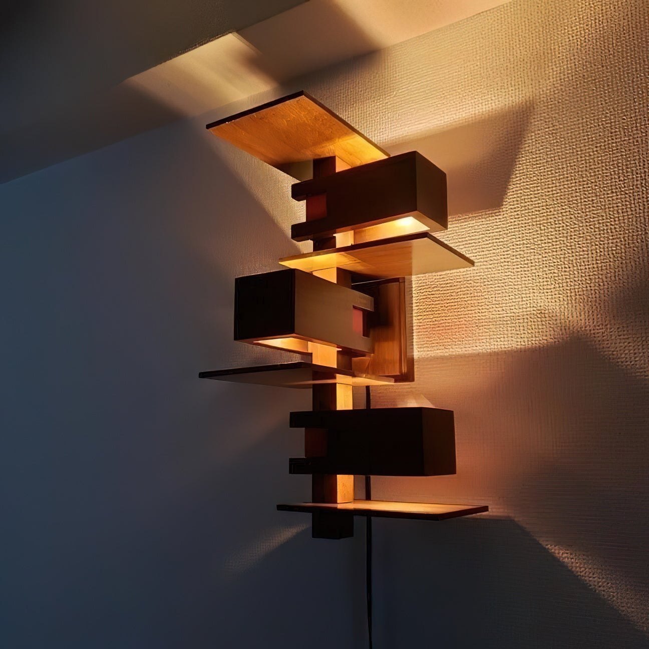 Taliesin Eichenwandlampe