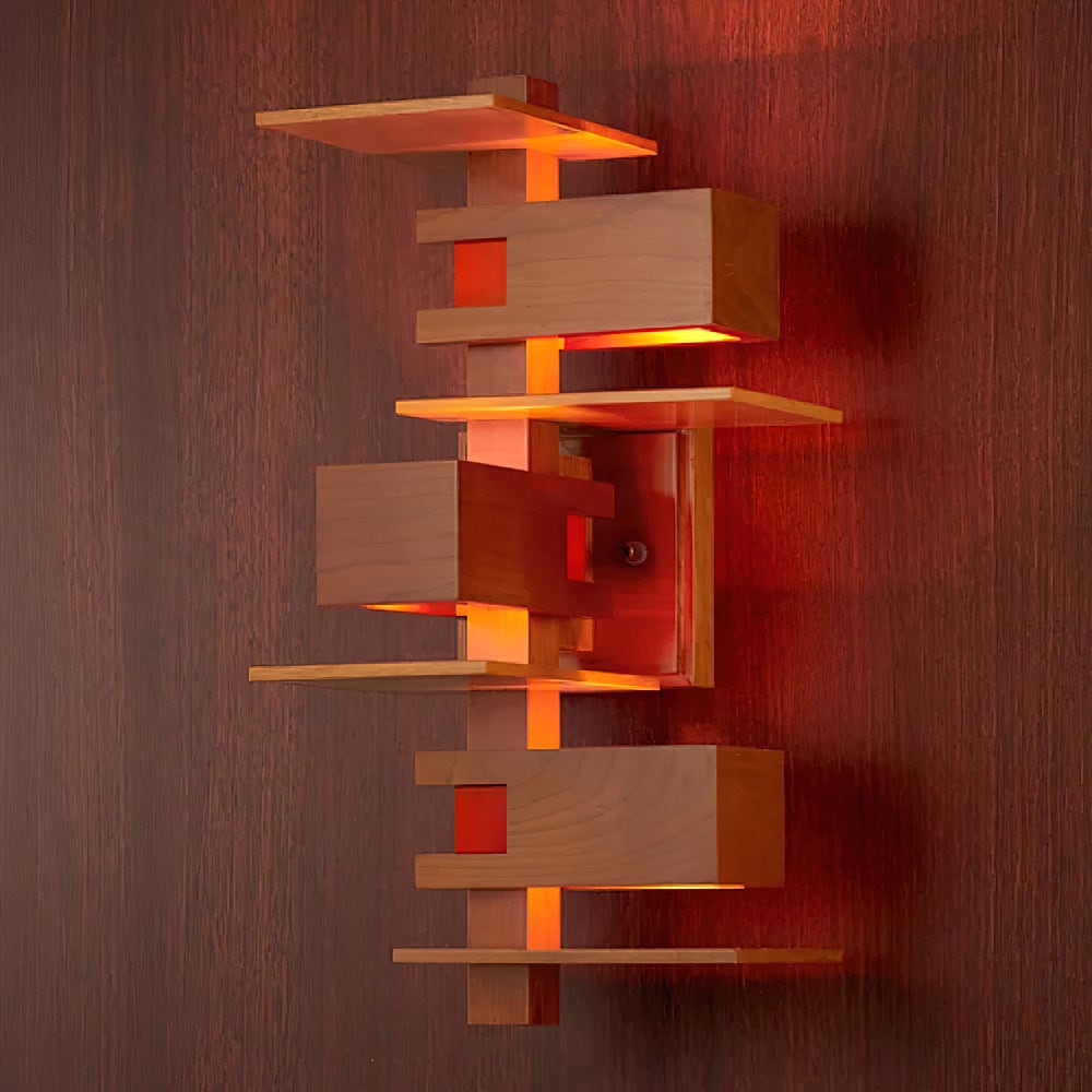 Taliesin Eichenwandlampe