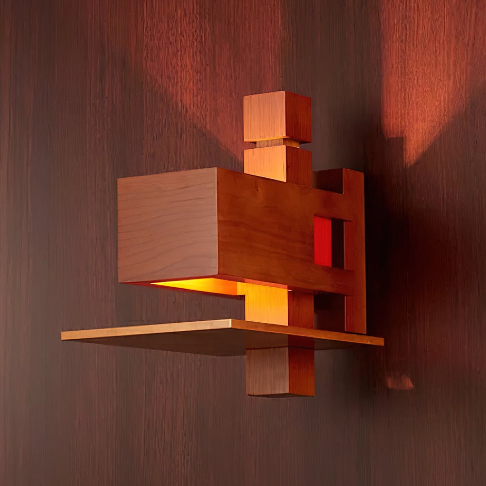 Taliesin Eichenwandlampe