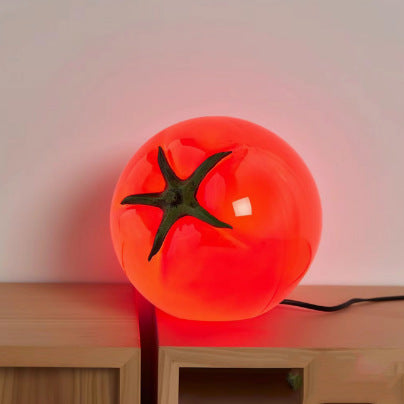 Tomatenglas-Tischlampe